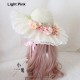Flowers Lolita Style Straw Hat (LG66B)